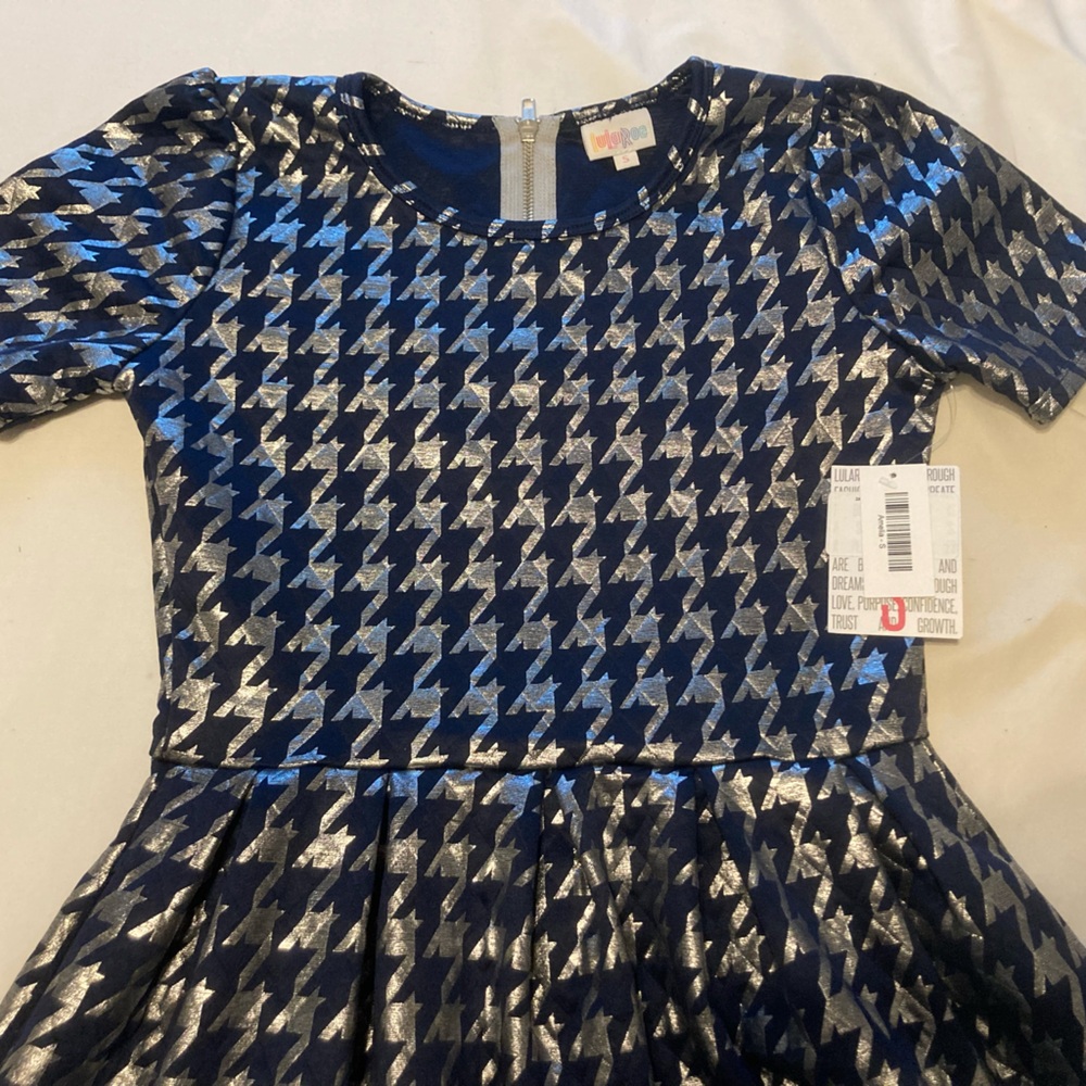LuLaRoe Amelia Houndstooth Dress